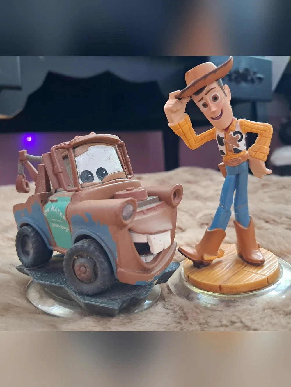 Disney Infinity Woody & Mater Playable Character Set - Toy Story & CARS